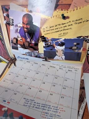 1998 🐦 Toronto Blue Jays Official Calendar (Shoppers Drug Mart)